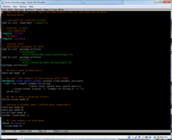 emacs terminal